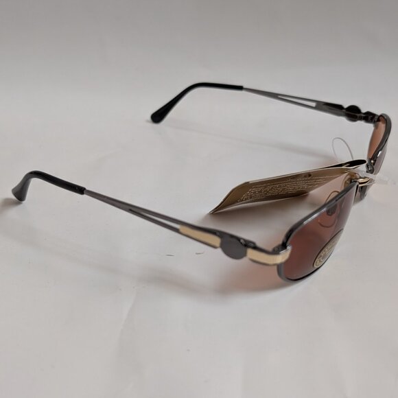 NWT True Vintage Bison style rectangular Coppermax Eyewear fashion sunglasses - Picture 2 of 10